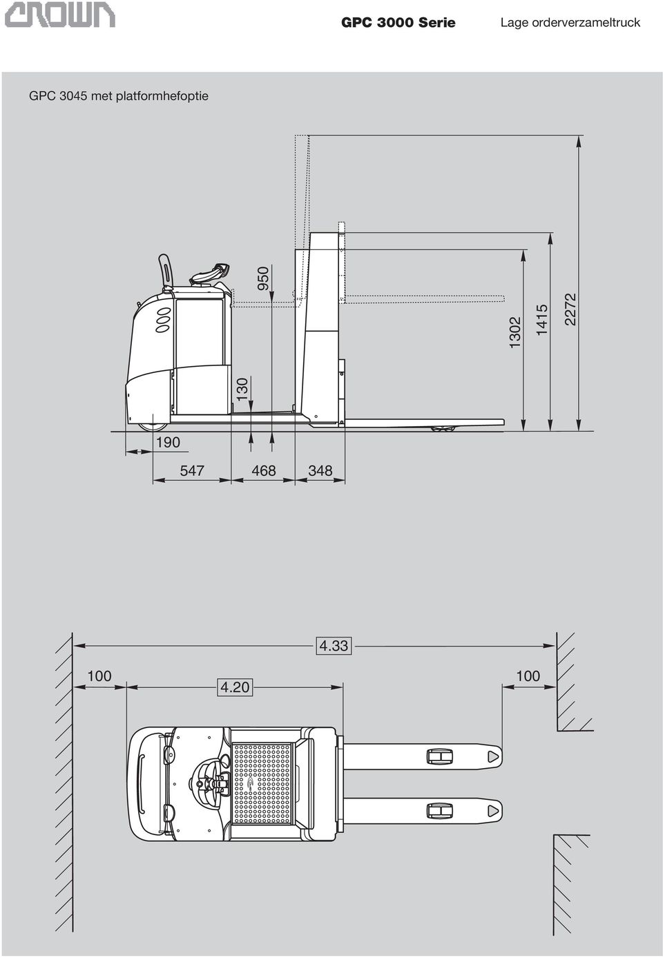 met platformhefoptie 130 1302