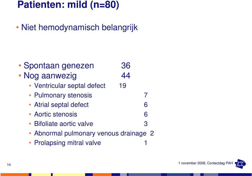 stenosis 7 Atrial septal defect 6 Aortic stenosis 6 Bifoliate