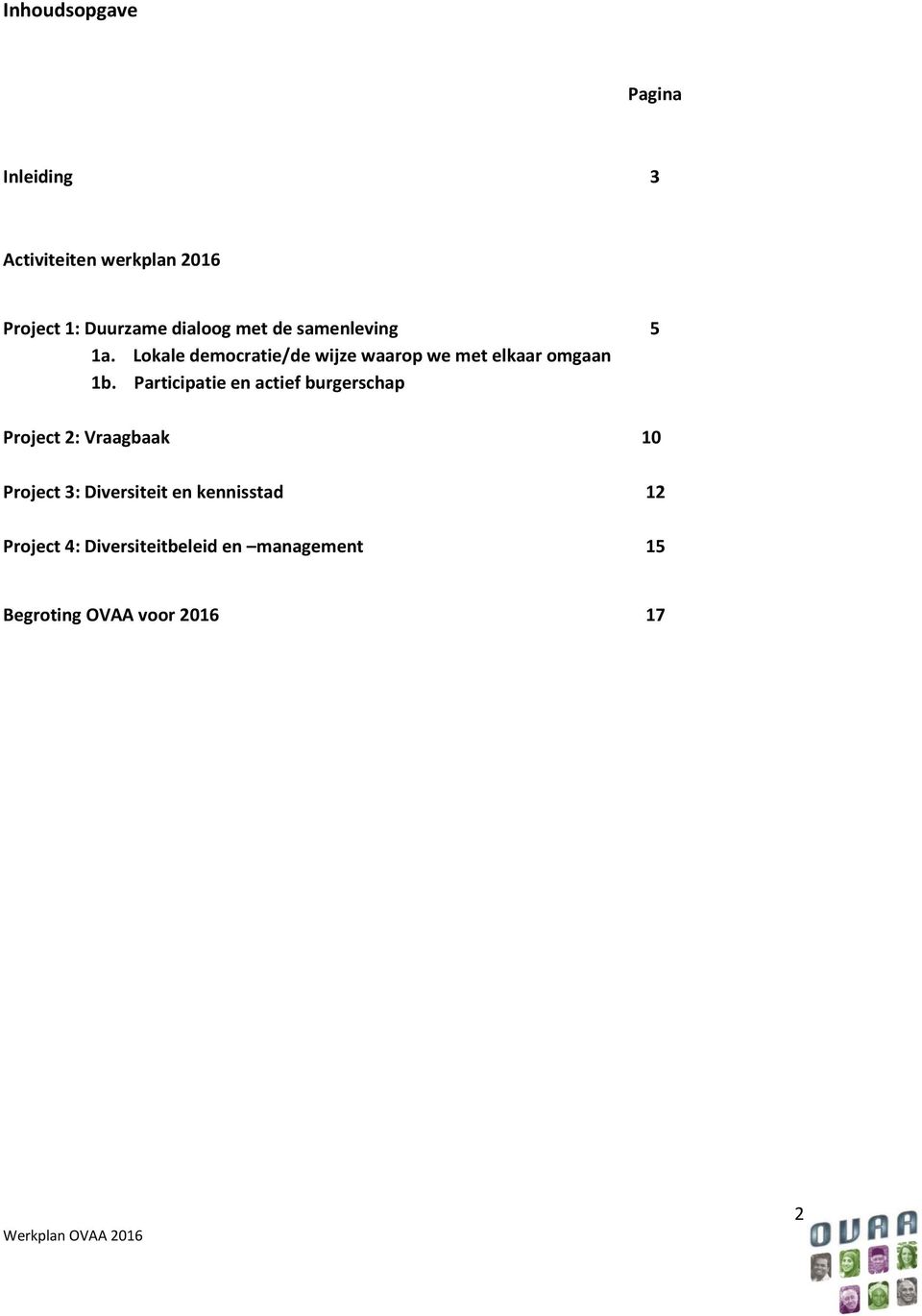 Lokale democratie/de wijze waarop we met elkaar omgaan 1b.