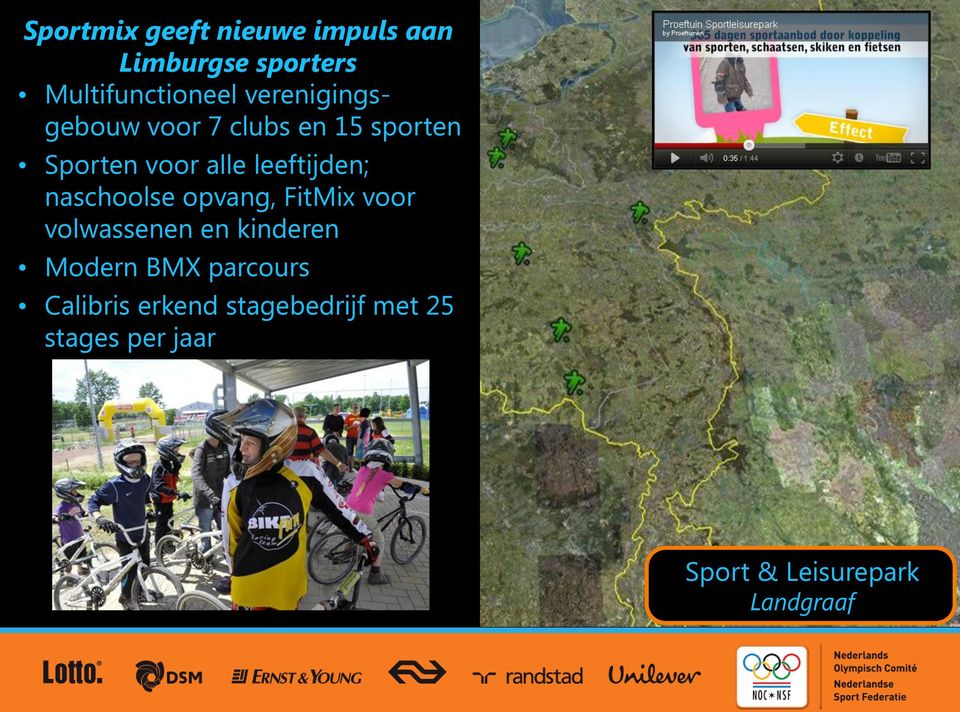 naschoolse opvang, FitMix voor volwassenen en kinderen Modern BMX parcours