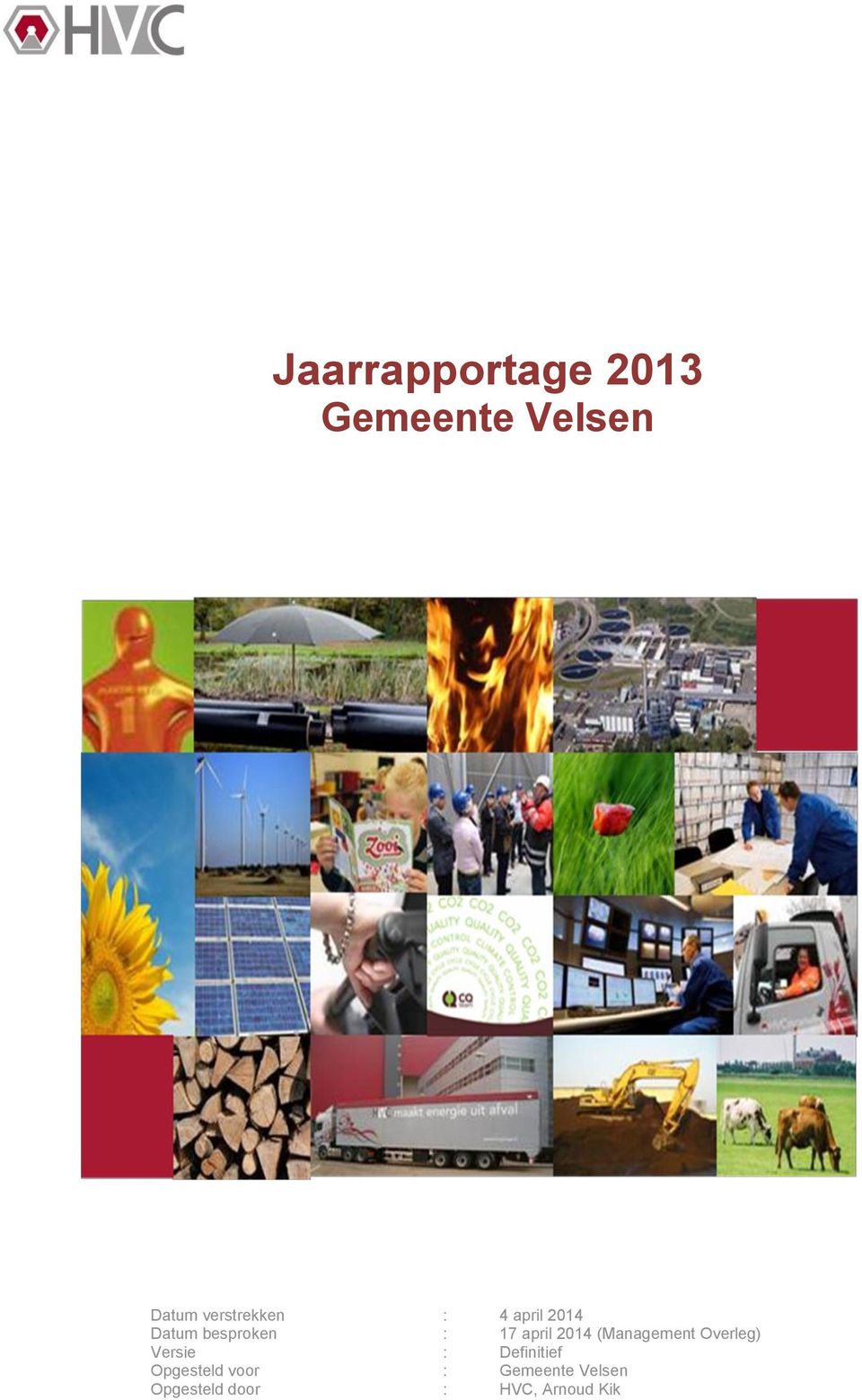 april 2014 (Management Overleg) Versie : Definitief