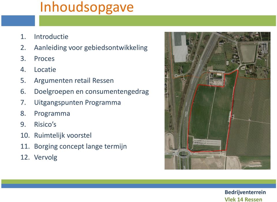 Argumenten retail Ressen 6. Doelgroepen en consumentengedrag 7.