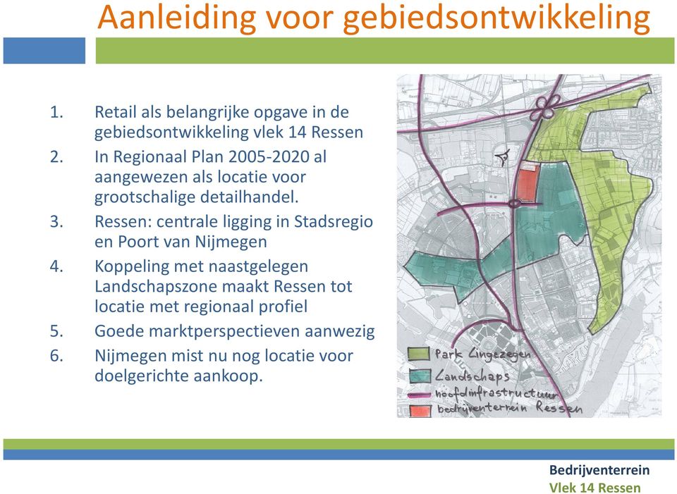 Ressen: centrale ligging in Stadsregio en Poort van Nijmegen 4.