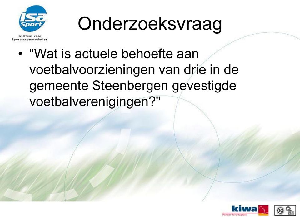 van drie in de gemeente