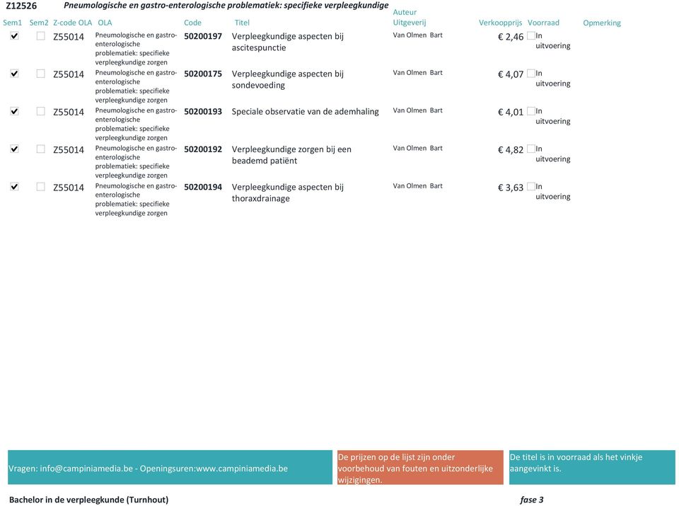 gastroenterologische problematiek: specifieke verpleegkundige zorgen Pneumologische en gastroenterologische problematiek: specifieke verpleegkundige zorgen Pneumologische en gastroenterologische