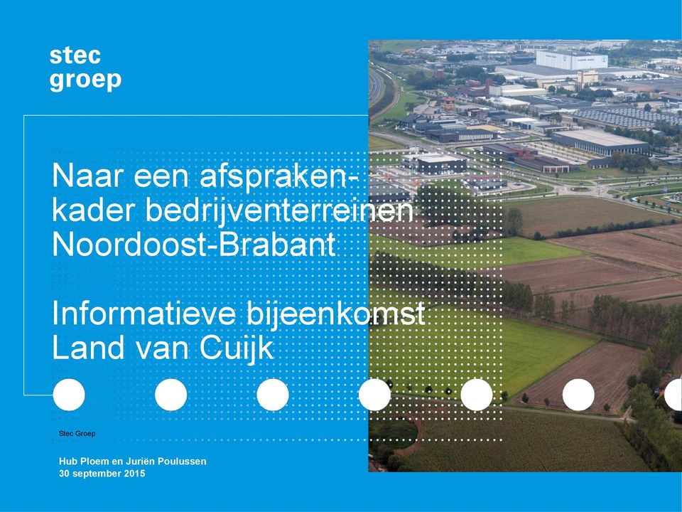 Informatieve bijeenkomst Land van Cuijk