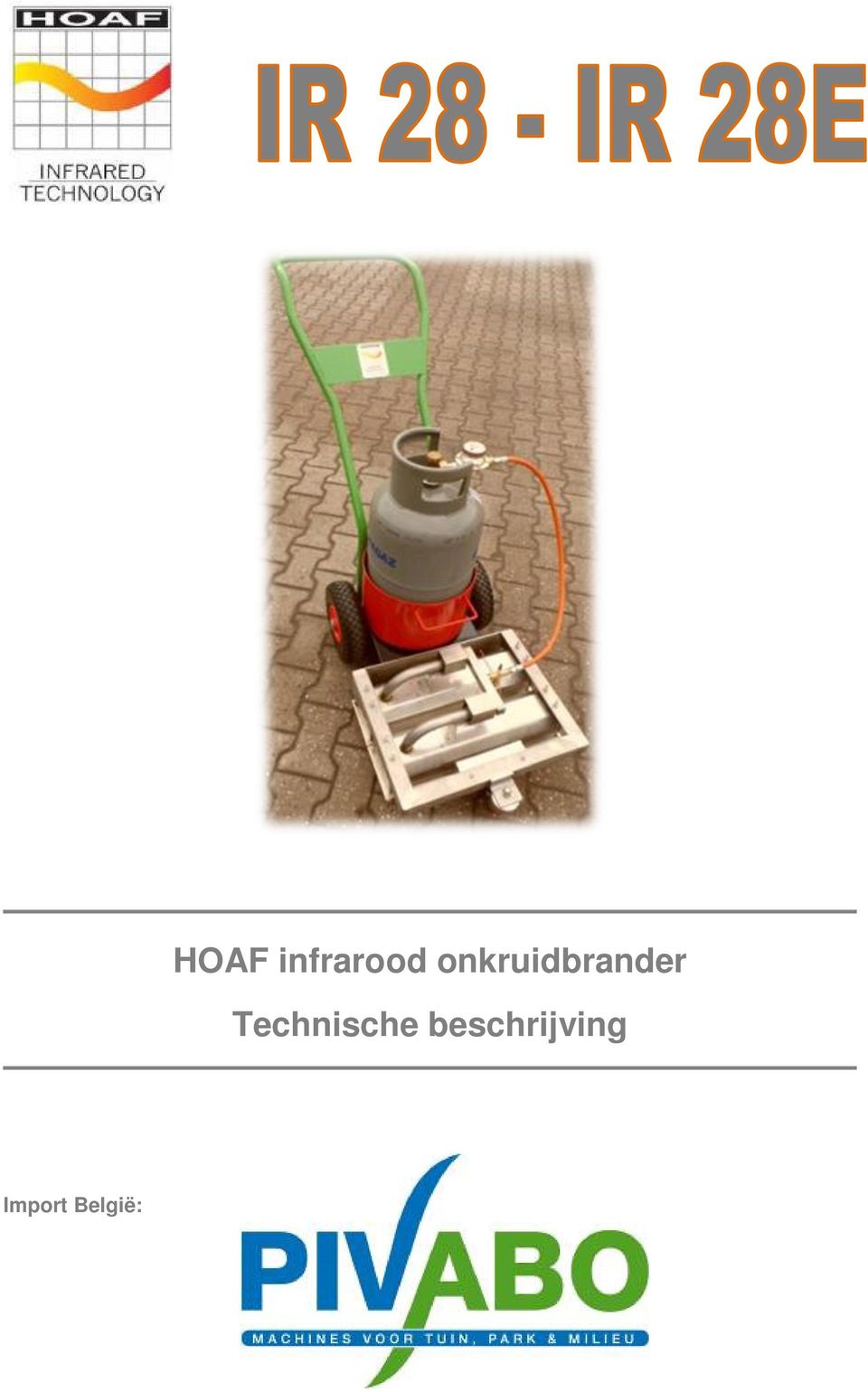 HOAF infrarood onkruidbrander Technische beschrijving - PDF Gratis download