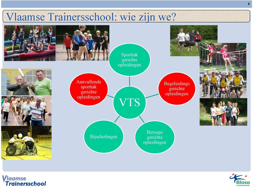 sporttak gerichte opleidingen VTS Begeleidings