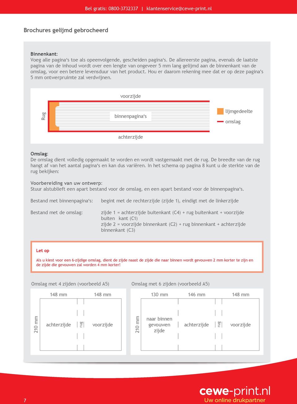 Hou er daarom rekening mee dat er op deze pagina s 5 mm ontwerpruimte zal verdwijnen.