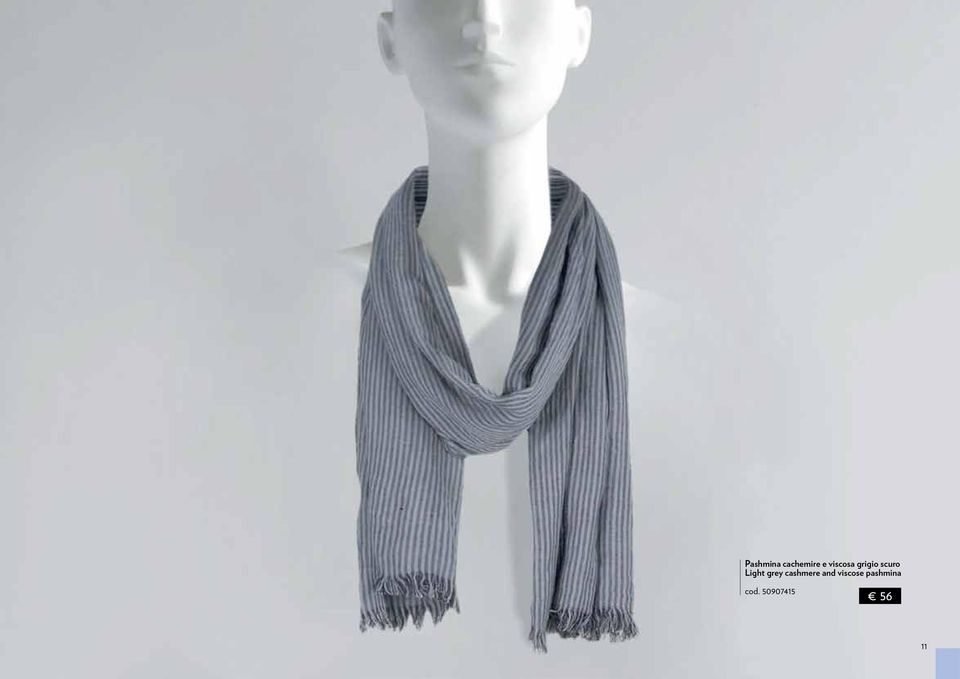 Light grey cashmere and