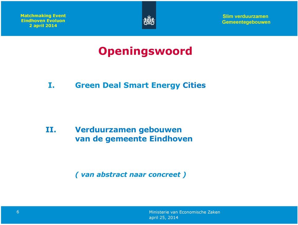 Green Deal Smart Energy Cities II.