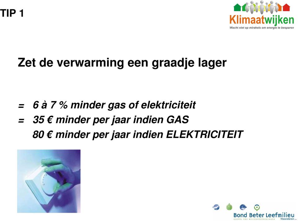 elektriciteit = 35 minder per jaar