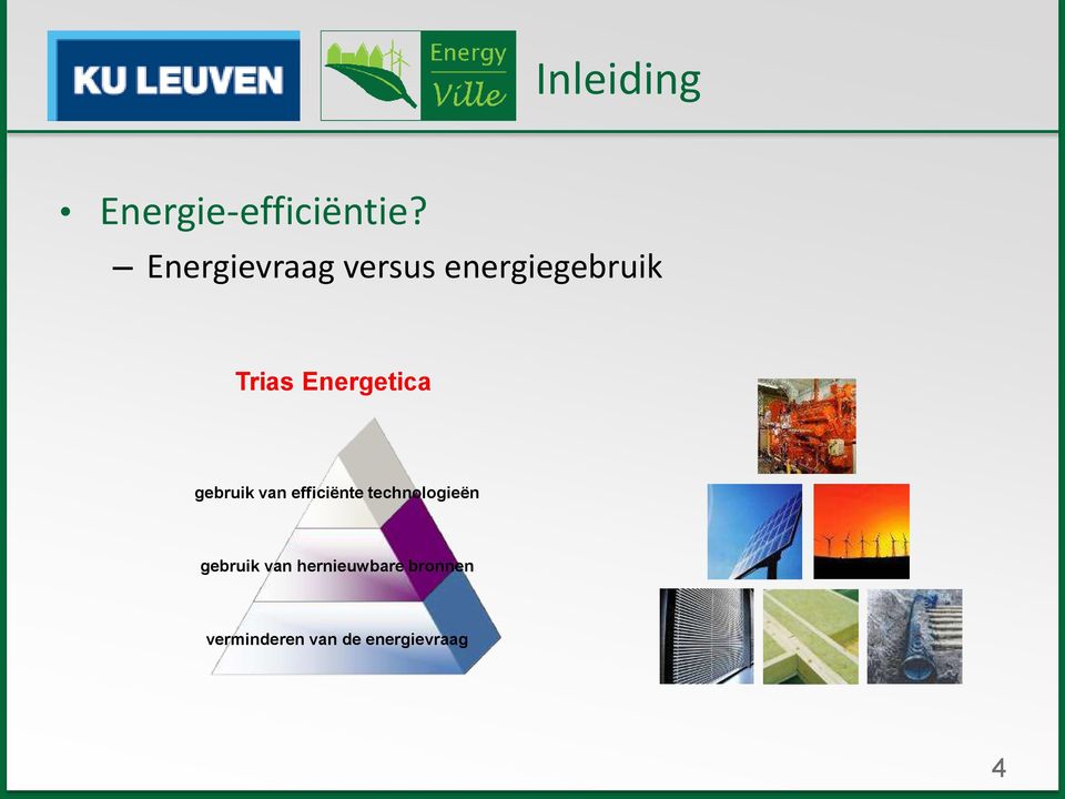 Energetica gebruik van efficiënte