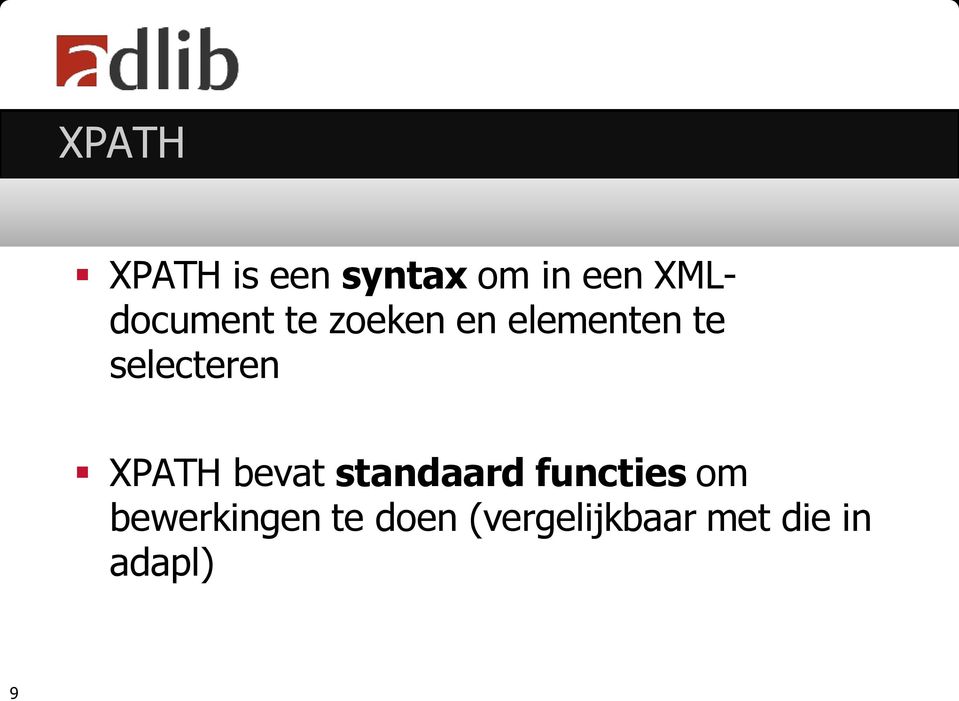 selecteren XPATH bevat standaard functies