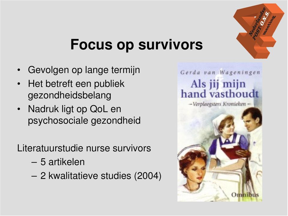 op QoL en psychosociale gezondheid Literatuurstudie