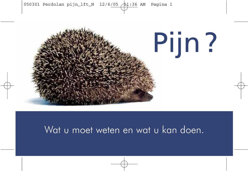 11:36 AM Pagina 1 Pijn?