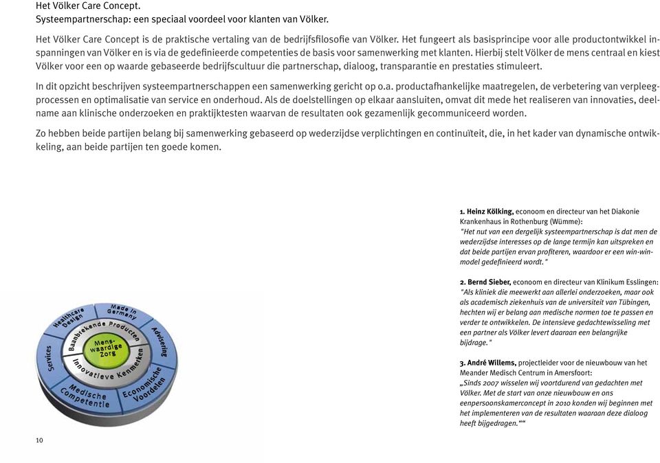 Hierbij stelt Völker de mens centraal en kiest Völker voor een op waarde gebaseerde bedrijfscultuur die partnerschap, dialoog, transparantie en prestaties stimuleert.