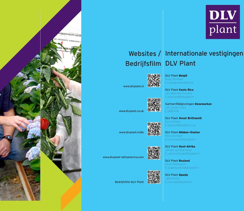 dk DLV Plant Groot Brittannië David Wilson E d.wilson@dlvplant.co.uk www.dlvplant.nl/de www.dlvplant-latinamerica.