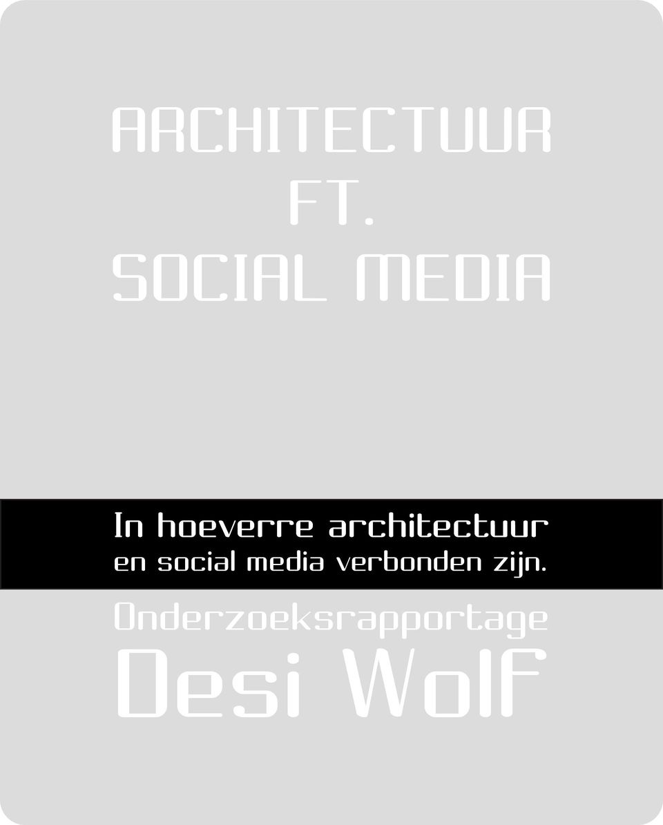 architectuur en social media