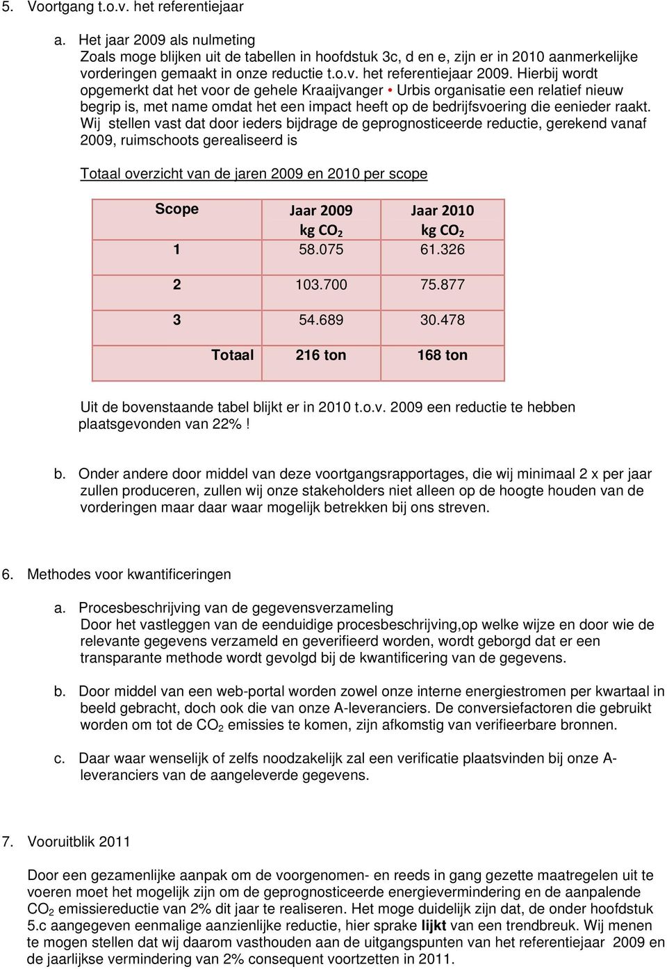 Hierbij wordt opgemerkt dat het voor de gehele Kraaijvanger Urbis organisatie een relatief nieuw begrip is, met name omdat het een impact heeft op de bedrijfsvoering die eenieder raakt.