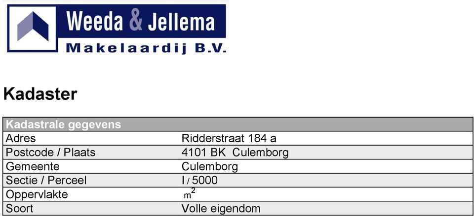 BK Culemborg Gemeente Culemborg Sectie /