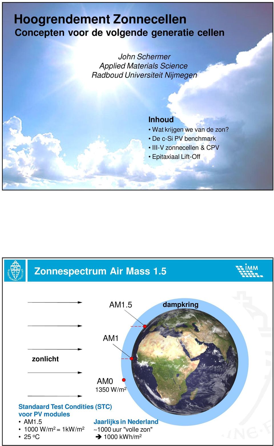 De c-si PV benchmark III-V zonnecellen & CPV Epitaxiaal Lift-Off Zonnespectrum Air Mass 1.5 AM1.