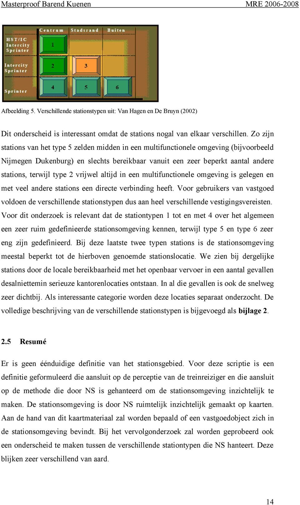 vrijwel altijd in een multifunctionele omgeving is gelegen en met veel andere stations een directe verbinding heeft.