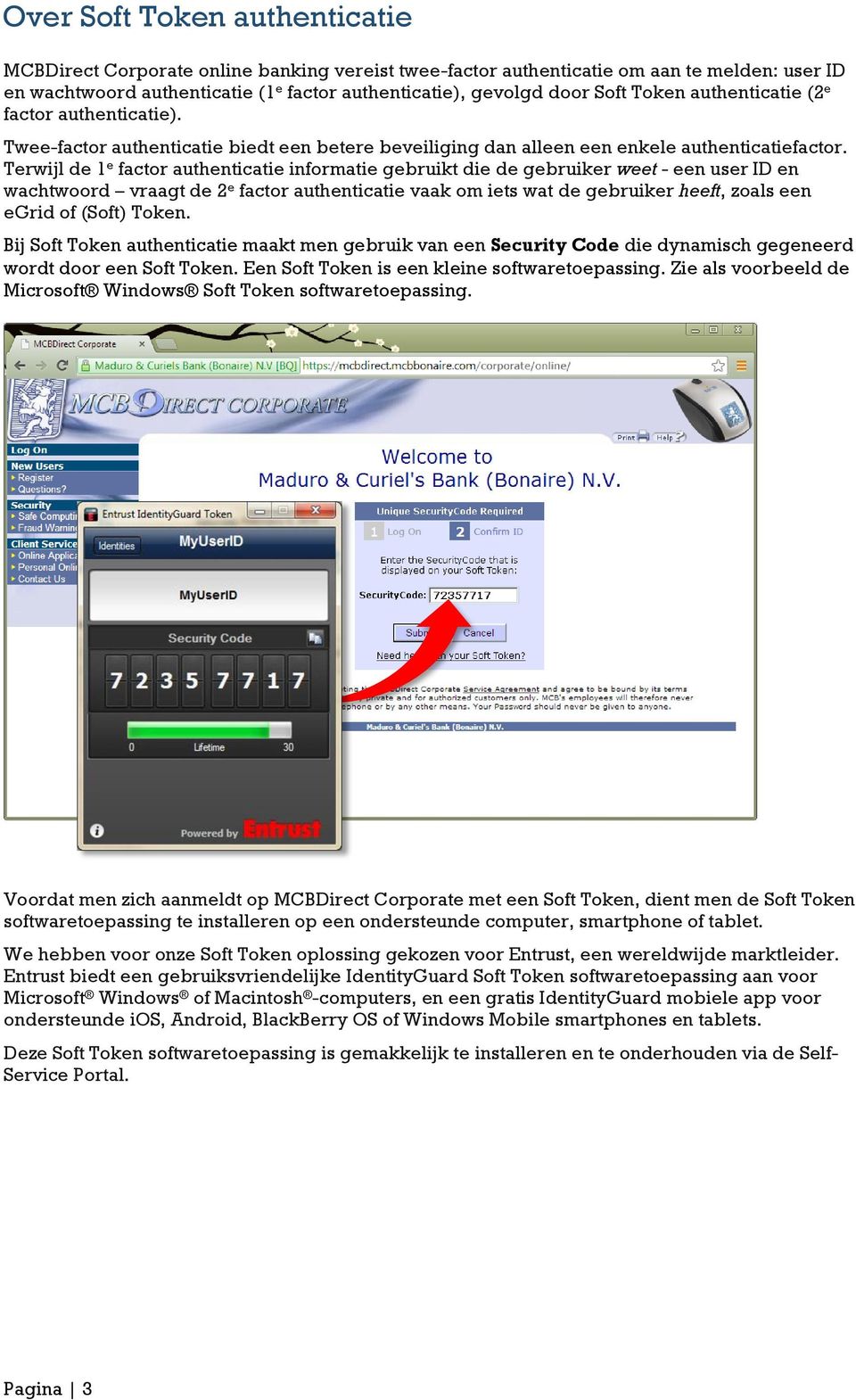 Terwijl de 1 e factor authenticatie informatie gebruikt die de gebruiker weet - een user ID en wachtwoord vraagt de 2 e factor authenticatie vaak om iets wat de gebruiker heeft, zoals een egrid of