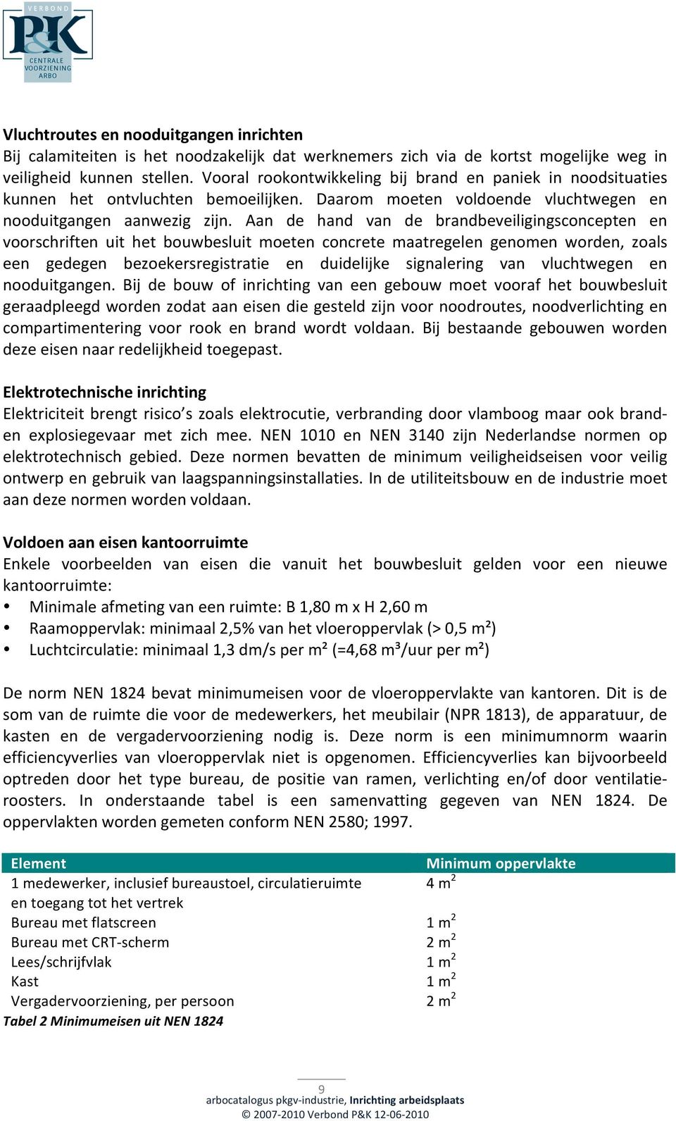 Aan de hand van de brandbeveiligingsconcepten en voorschriften uit het bouwbesluit moeten concrete maatregelen genomen worden, zoals een gedegen bezoekersregistratie en duidelijke signalering van