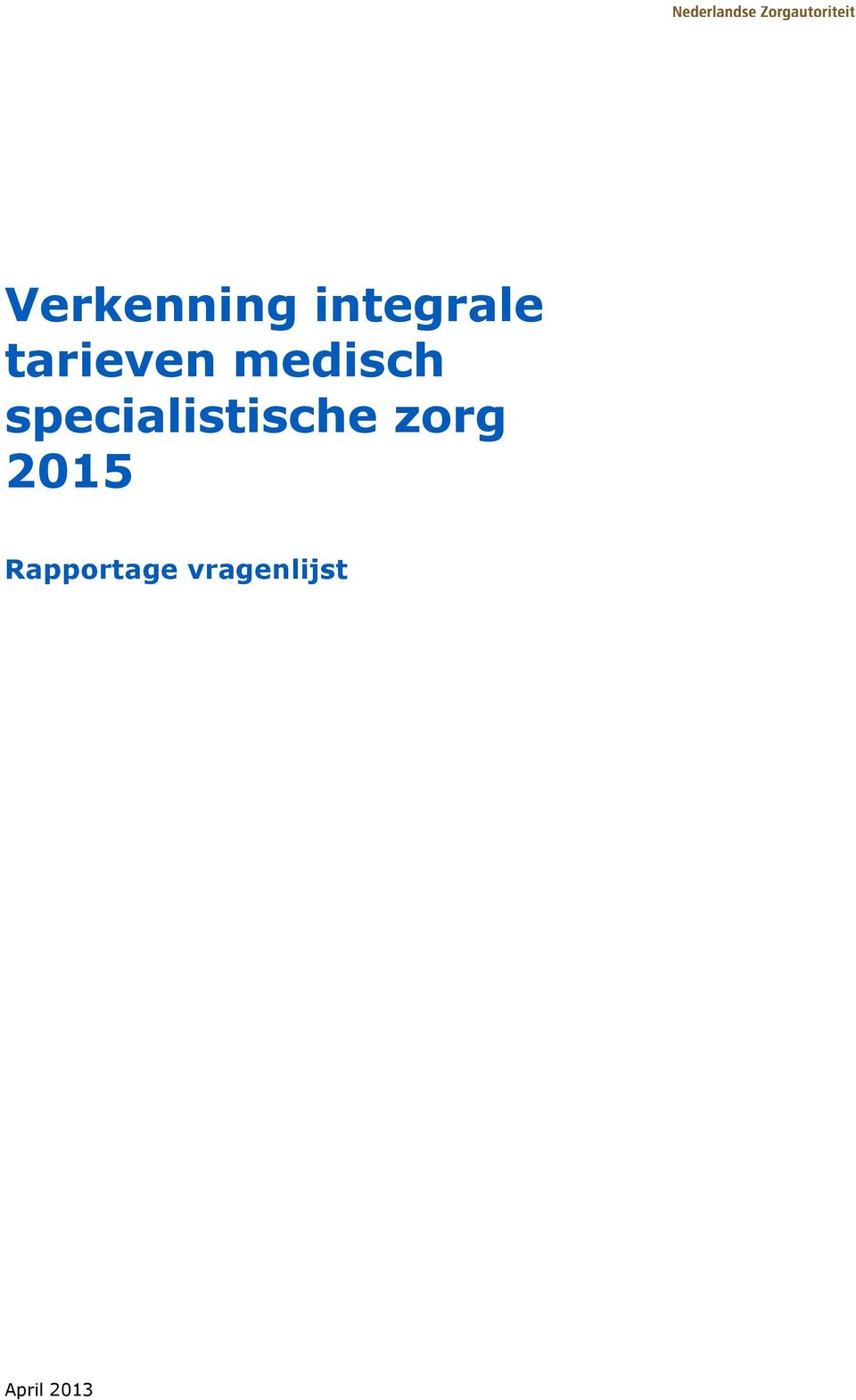 specialistische zorg