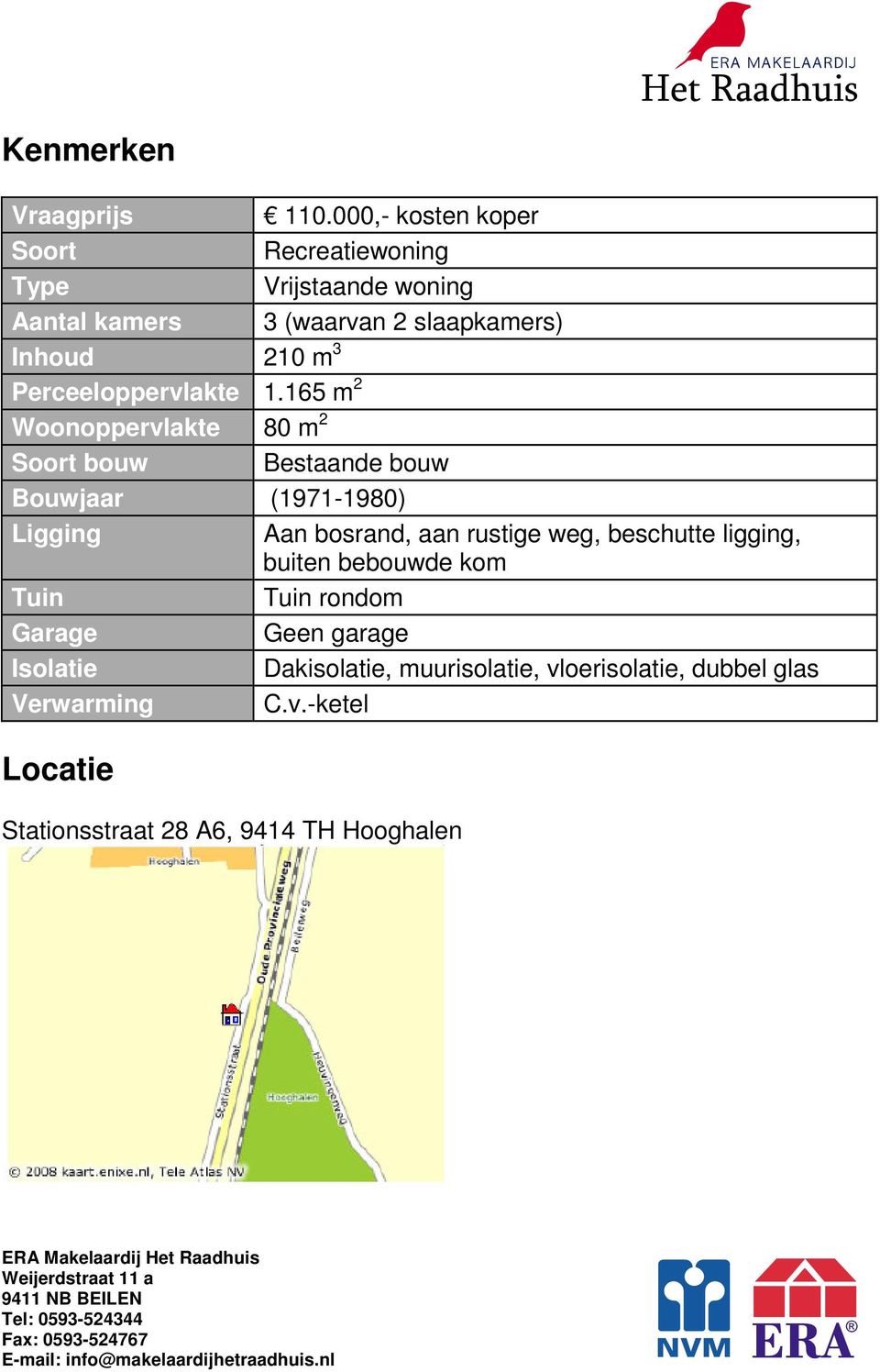 Perceeloppervlakte 1.