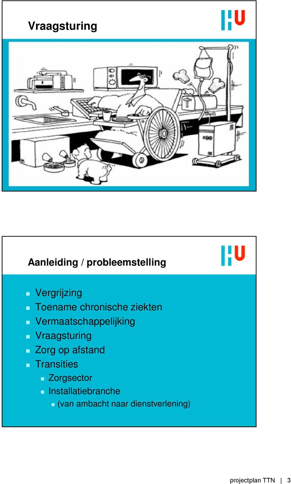 Vraagsturing Zorg op afstand Transities Zorgsector