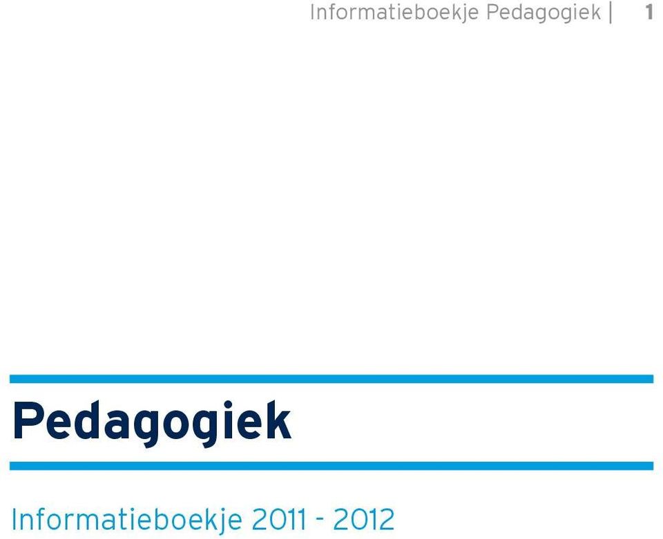 Pedagogiek 