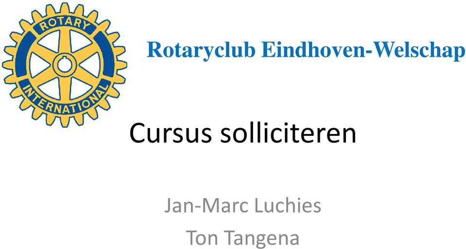 Cursus solliciteren