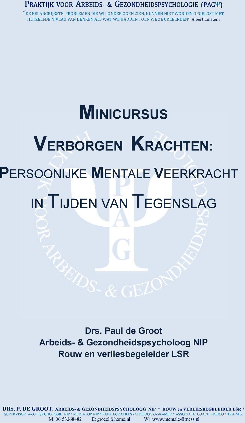 Drs. Paul de Groot Arbeids- &