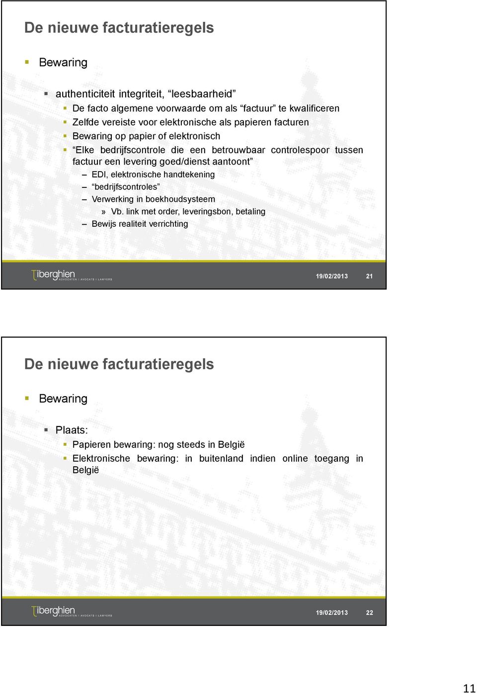 aantoont EDI, elektronische handtekening bedrijfscontroles Verwerking in boekhoudsysteem» Vb.