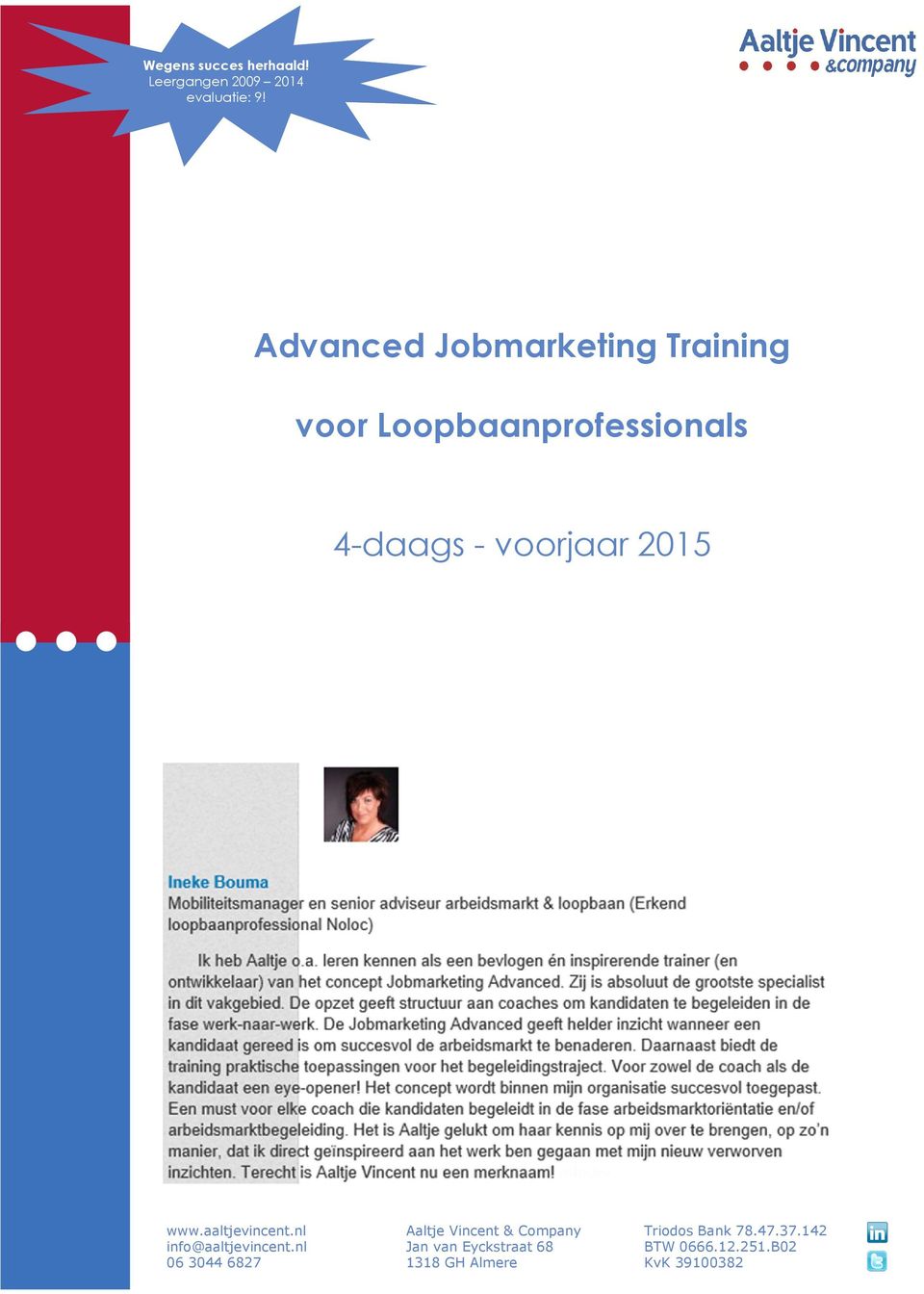 Advanced Jobmarketing Training