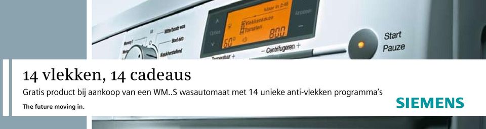 .S wasautomaat met 14 unieke