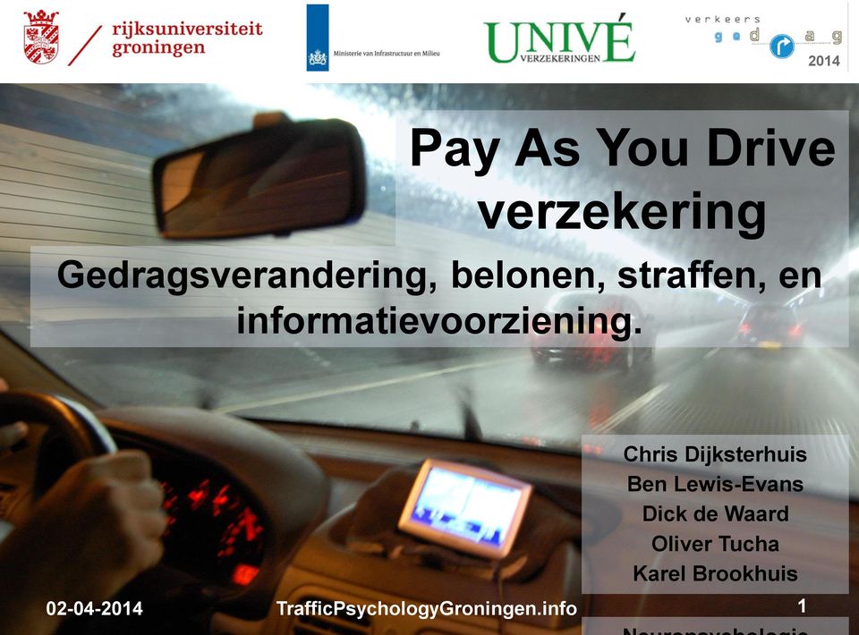 02-04-2014 TrafficPsychologyGroningen.