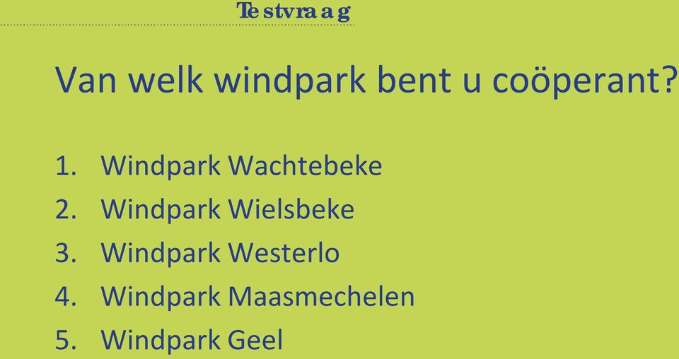 Windpark Wielsbeke 3.
