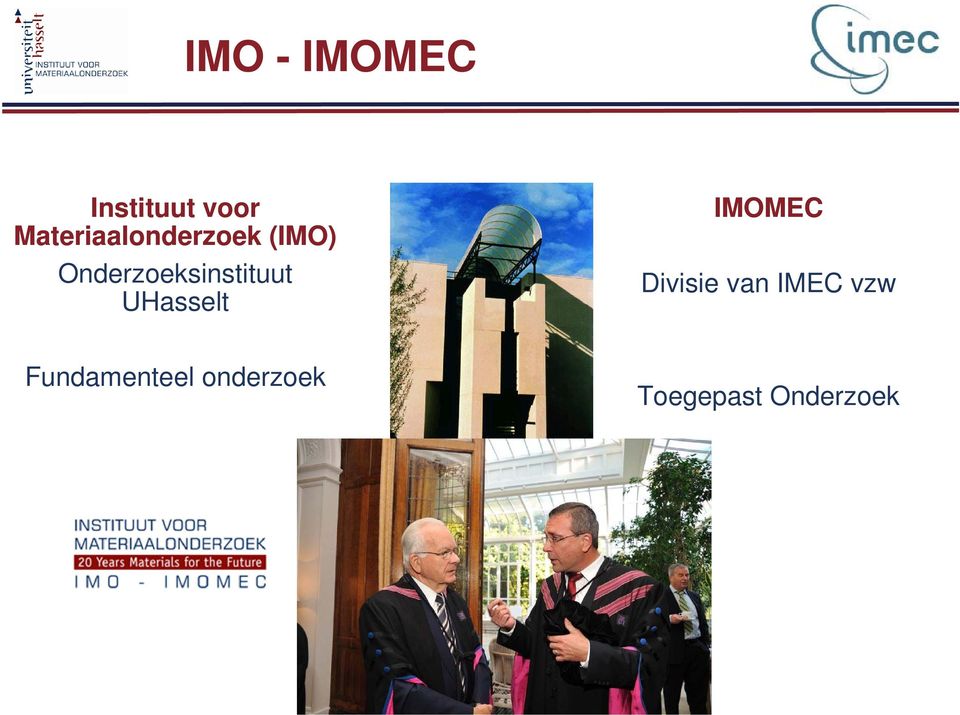 Onderzoeksinstituut Divisie van IMEC