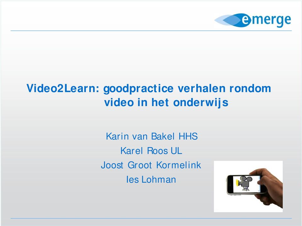 onderwijs Karin van Bakel HHS