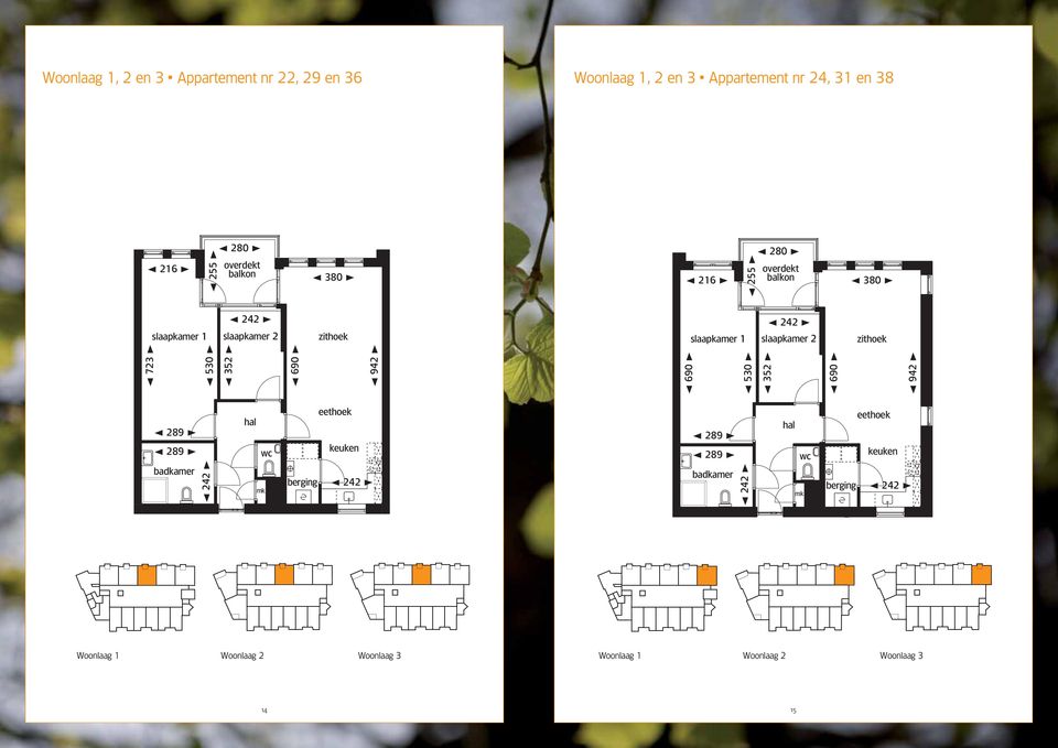 slaapkamer 2 slaapkamer 1 slaapkamer 2 723 530 352 690 942 690 530 352 690 942