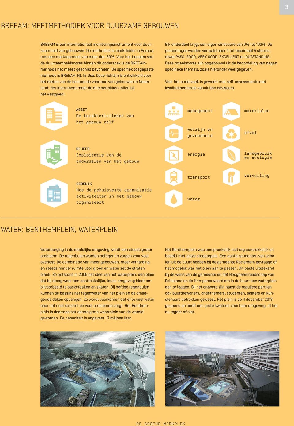 De specifiek toegepaste methode is BREEAM-NL In-Use. Deze richtlijn is ontwikkeld voor het meten van de bestaande voorraad van gebouwen in Nederland.