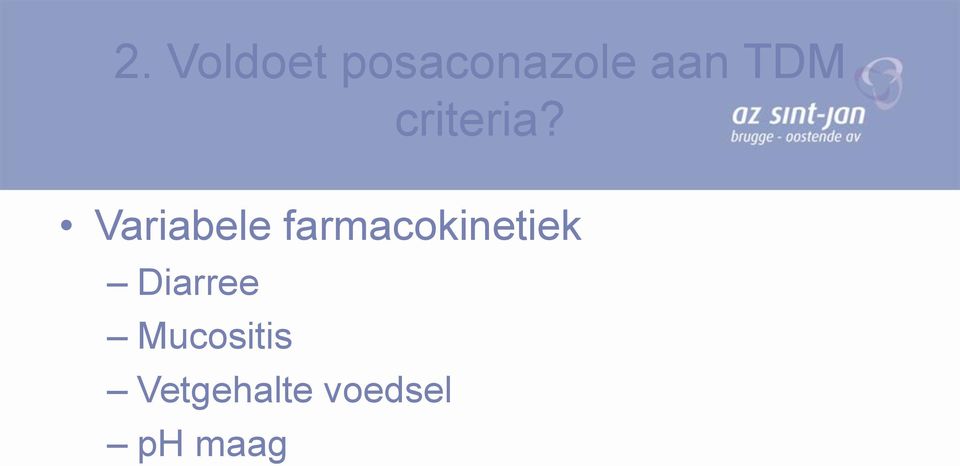 Variabele farmacokinetiek