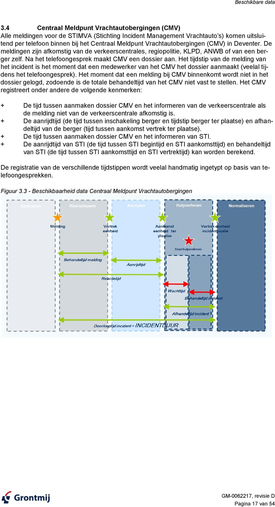 Vrachtautobergingen (CMV) in Deventer. De meldingen zijn afkomstig van de verkeerscentrales, regiopolitie, KLPD, ANWB of van een berger zelf. Na het telefoongesprek maakt CMV een dossier aan.