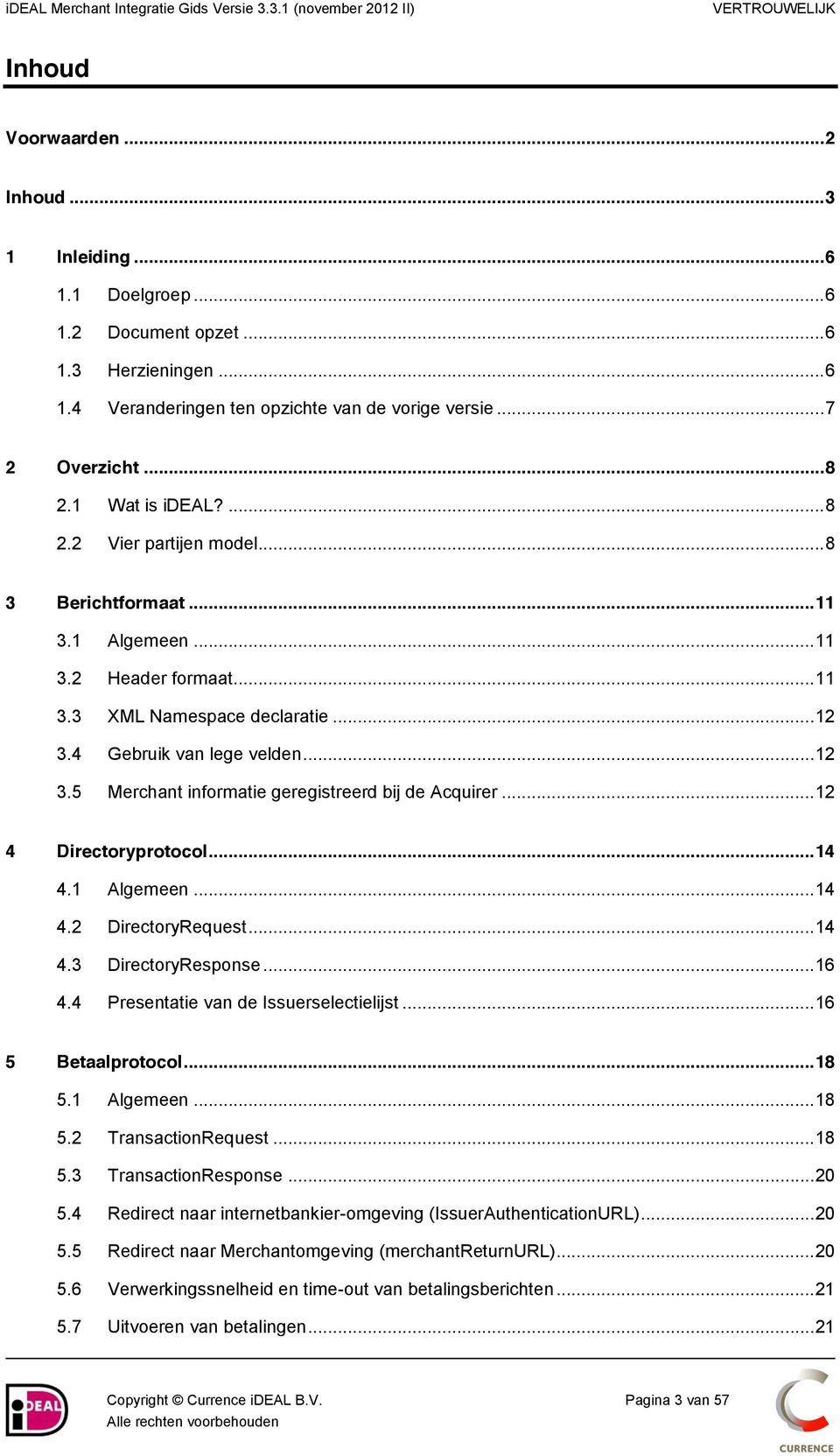 4 Gebruik van lege velden... 12 3.5 Merchant informatie geregistreerd bij de Acquirer... 12 4 Directoryprotocol... 14 4.1 Algemeen... 14 4.2 DirectoryRequest... 14 4.3 DirectoryResponse... 16 4.