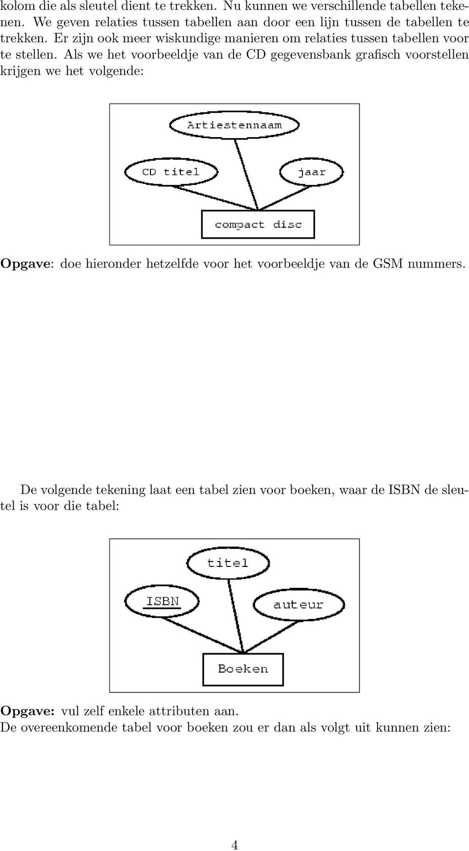 Er zijn ook meer wiskundige manieren om relaties tussen tabellen voor te stellen.