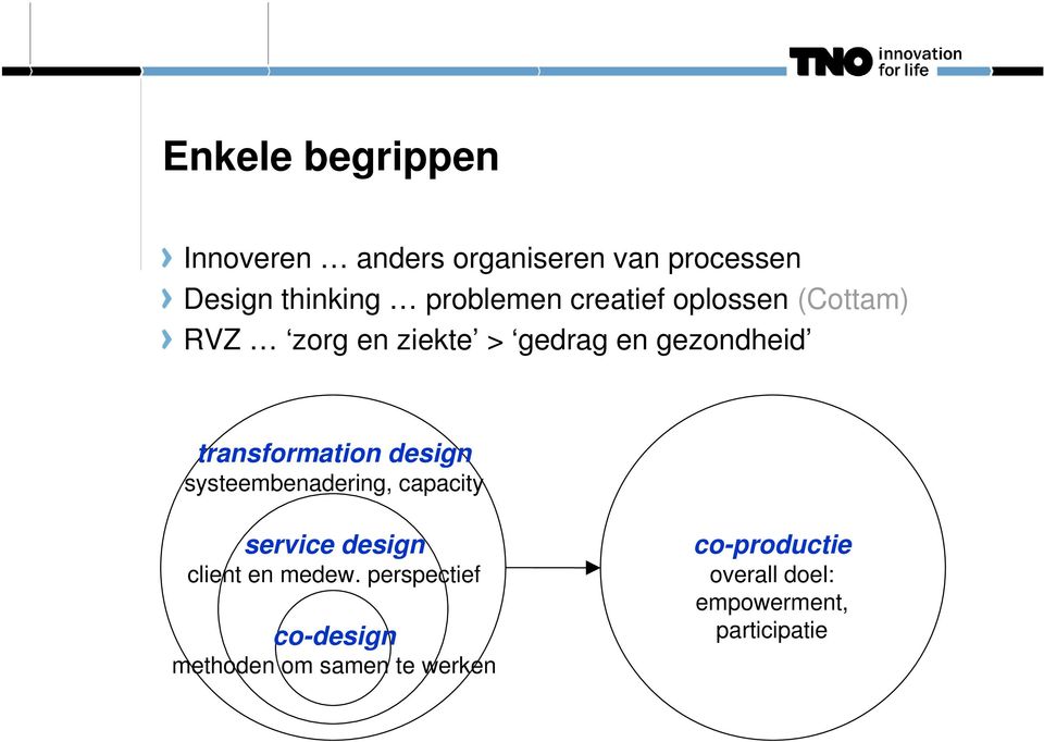 transformation design systeembenadering, capacity service design client en medew.