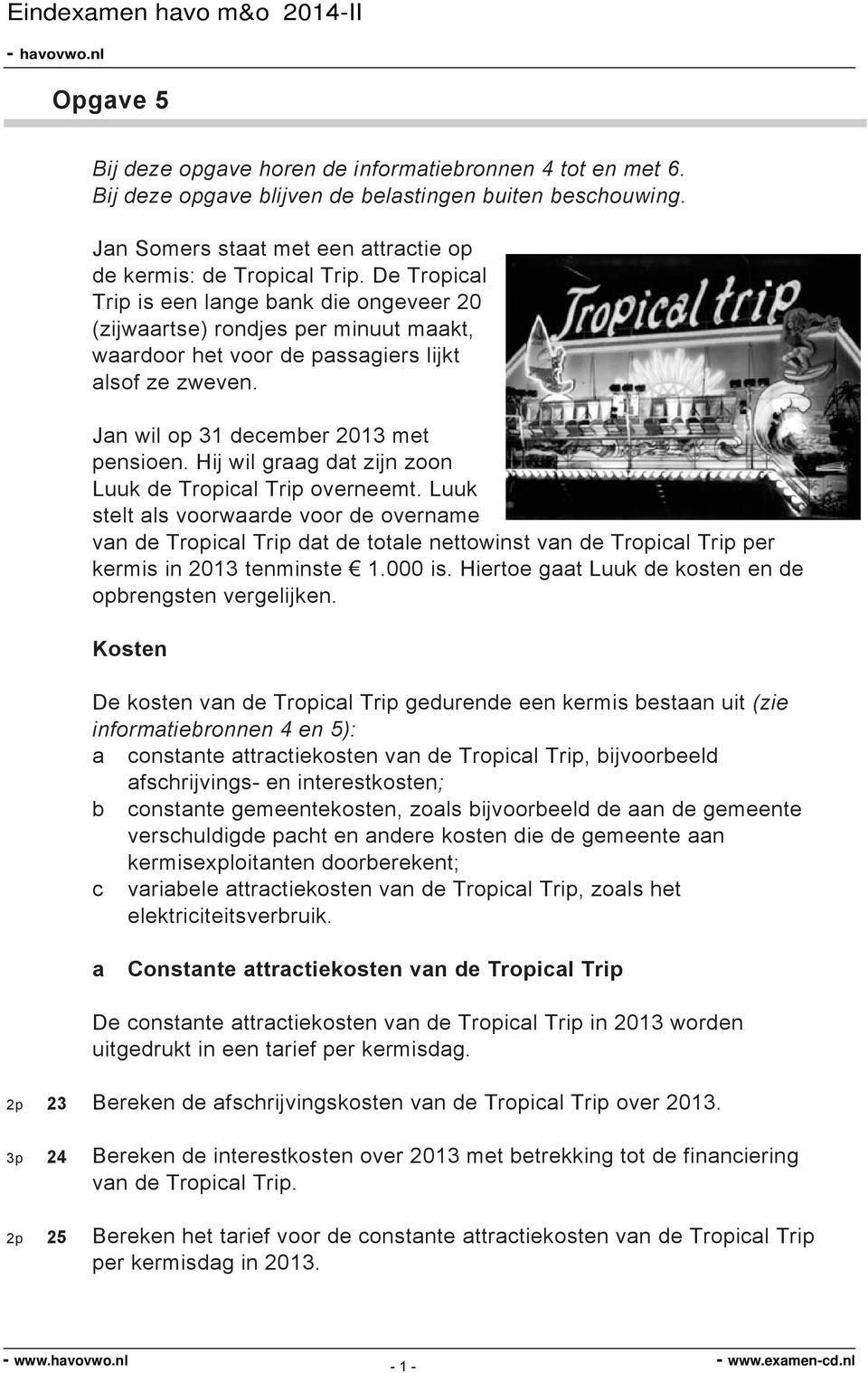 Hij wil graag dat zijn zoon Luuk de Tropical Trip overneemt.